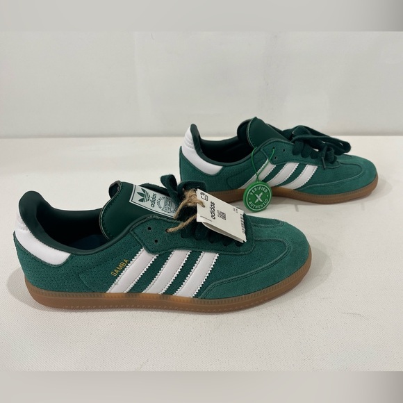 Adidas Samba OG Collegiate Green Gum Suede Authenticated Women’s 7.5 Men’s 6.5 - Picture 6 of 13